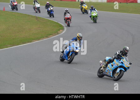 No Limits motorbike track day Stock Photo