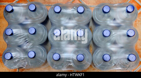 bottled water Stock Photo