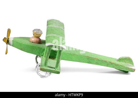 airplane, pre-war made in the famous village of Seiffen (Ore Mountains/ Germany) Stock Photo