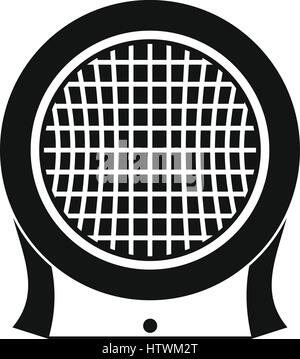 Electric heater icon, simple style Stock Vector