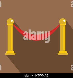 Barrier icon, flat style Stock Vector