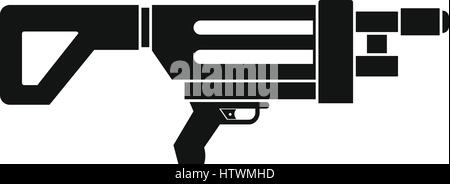 Game gun icon, simple style Stock Vector