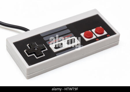 Classic Gamepad Stock Photo