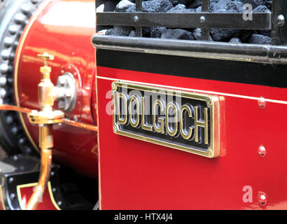 'Dolgoch' in detail. Talyllyn Railway, Wales, Europe Stock Photo