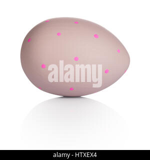 Easter egg isolated on white background Stock Photo
