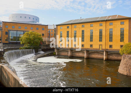 Industrial landscape, Norrkoping, Ostergotland, Sweden, Scandinavia Stock Photo