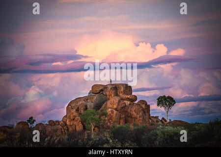 Karlu Karlu - Devil's Marbles National Park, Northern Territory Stock Photo