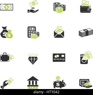 money web icons for user interface design Stock Vector