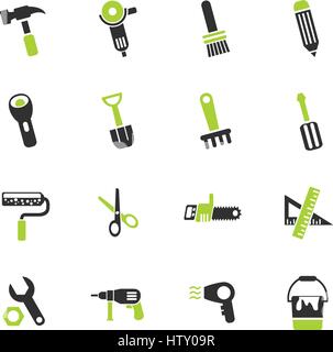 work tools web icons for user interface design Stock Vector