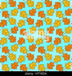 Autumn Leaves Background Stock Vector
