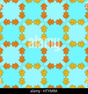 Autumn Leaves Pattern Stock Vector