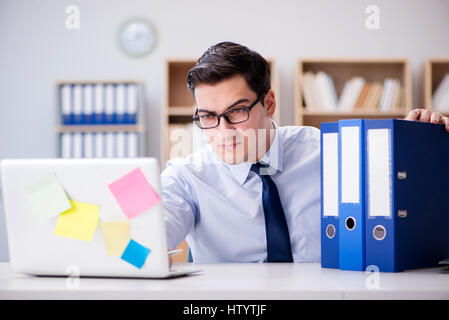 Businessman working in the office Stock Photo