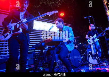 Austin, TX, USA 14th Mar, 2017 Lo Moon perform at the Levi's Outpost at SXSW 2017 on March 14, 2017 in Austin, Texas Stock Photo