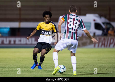 Mesquita, Brazil. 15th Mar, 2017. Caio Rangel for Fluminense vs Criciuma by Brazil Cup held at the Stadium Giulite Coutinho in Mesquita, RJ. Credit: Celso Pupo/FotoArena/Alamy Live News Stock Photo