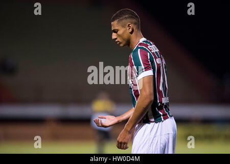 Mesquita, Brazil. 15th Mar, 2017. Richarlison for Fluminense vs Criciuma by Brazil Cup held in EstÃ¡dio Giulite Coutinho in Mesquita, RJ. Credit: Celso Pupo/FotoArena/Alamy Live News Stock Photo