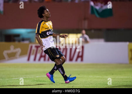 Mesquita, Brazil. 15th Mar, 2017. Caio Rangel for Fluminense vs Criciuma by Brazil Cup held at the Stadium Giulite Coutinho in Mesquita, RJ. Credit: Celso Pupo/FotoArena/Alamy Live News Stock Photo