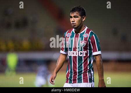 Mesquita, Brazil. 15th Mar, 2017. Sornoza for Fluminense vs Criciuma by Brazil Cup held in EstÃ¡dio Giulite Coutinho in Mesquita, RJ. Credit: Celso Pupo/FotoArena/Alamy Live News Stock Photo