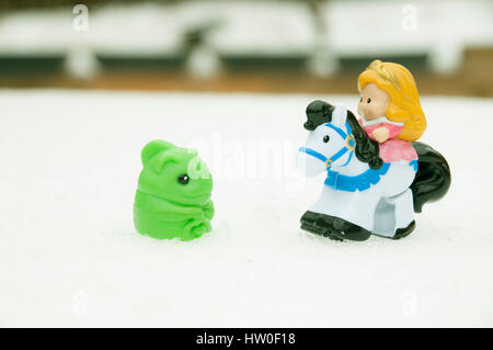 The Princess and the Frog- Toy Story Stock Photo