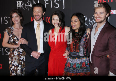 Marvel's 'Iron Fist' New York Screening at AMC Empire 25 Times Square - Red  Carpet Arrivals Featuring: Jessica Stroup, Tom Pelphrey, Jessica Henwick,  Finn Jones, Rosario Dawson Where: New York, New York