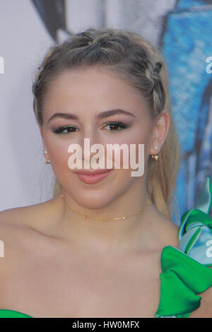 Los Angeles, USA. 22nd Mar, 2017. Chloe Lukasiak 03/22/2017 'Power Rangers' Premiere held at the Westwood Village Theater in Westwood, CA Photo: Cronos/Hollywood News Credit: Cronos/Alamy Live News Stock Photo