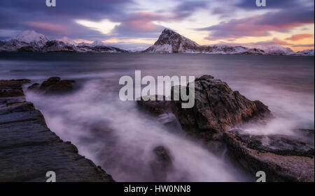 Lofoten in Winter Stock Photo