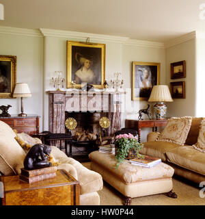 Georgian style living room. Stock Photo