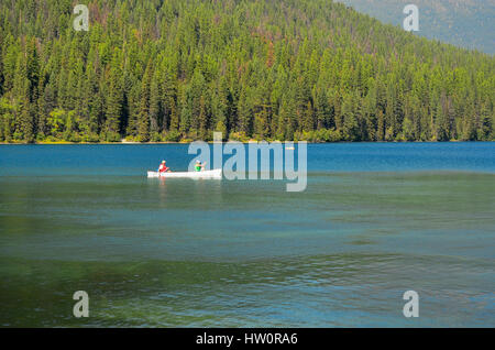 Bowman Lake, Glacier National Park, Montana, USA Stock Photo