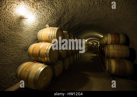 Eberle Winery located in Paso Robles, California known for it's wine caves and wine tasting room. Stock Photo