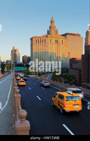 USA, New York, New York City, Lower Manhattan, City Hall Stock Photo