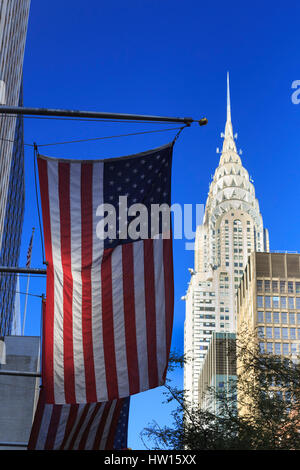 USA, New York, New York City, Manhattan, Chrysler Building Stock Photo