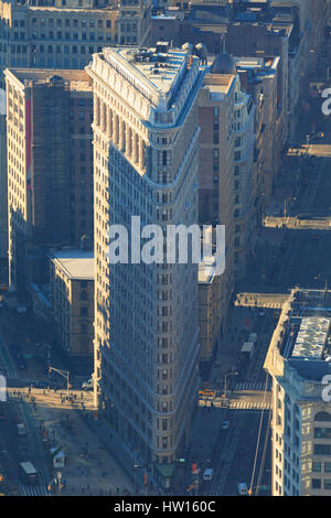 USA, New York, New York City, Manhattan, Empire State Building Observatory Stock Photo
