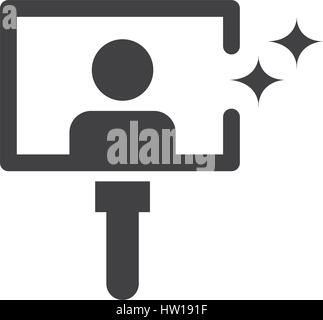 Advertisement Icon design Stock Vector