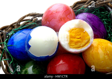 Easter eggs, Ostereier Stock Photo