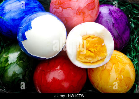 Easter eggs, Ostereier Stock Photo
