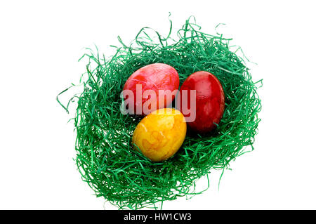 Easter nest, Osternest Stock Photo