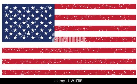 USA flag style illustration Stock Vector
