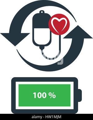 Concept Design on Health Icon. Eps 8 supported. Stock Vector