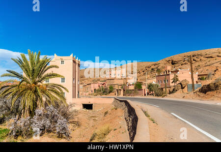 View of Kalaat M'Gouna, a town in Morocco Stock Photo