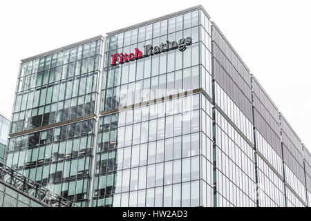 Fitch Ratings Building At Canary Wharf - LONDON/ENGLAND FEBRUARY 23 ...