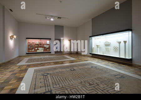 Roman artifacts at the Monographic Museum in Conímbriga, Portugal, Europe Stock Photo