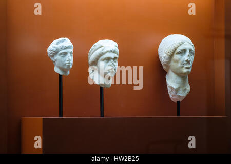 Roman artifacts at the Monographic Museum in Conímbriga, Portugal, Europe Stock Photo