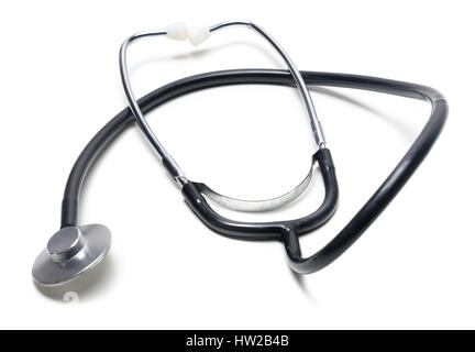Stethoscope cut out isolated on white background Stock Photo - Alamy