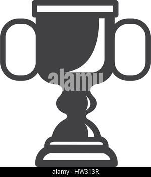 Cup American Football icon Stock Vector