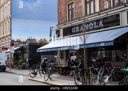 Granola on Værnedamsvej, Copenhagen, Denmark Stock Photo