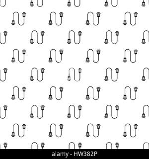 USB wire pattern, simple style Stock Vector