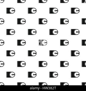 CD pattern, simple style Stock Vector