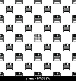 Diskette pattern, simple style Stock Vector