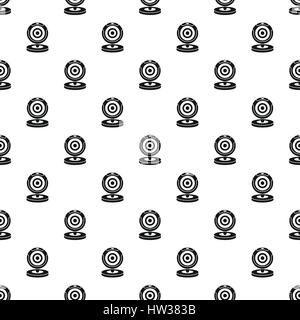 CD box pattern, simple style Stock Vector