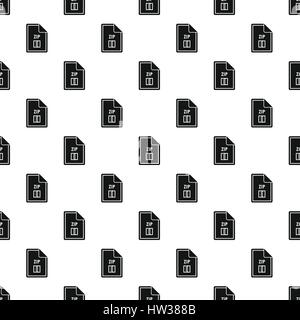 ZIP file pattern, simple style Stock Vector