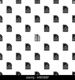 JPG file pattern, simple style Stock Vector